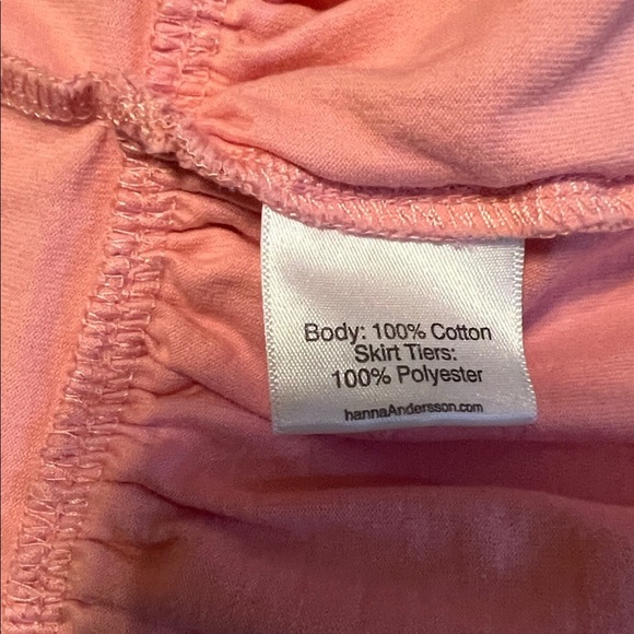 BOGO free 🎉Vintage Hanna Andersson pink tulle dress size 130 (US 8) - Picture 8 of 10